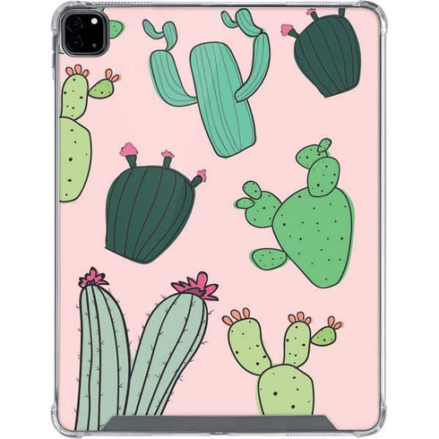 Cactus Print iPad Pro 12.9in (2020) Clear Case